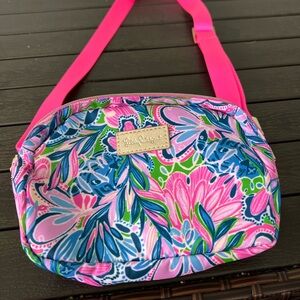 Lilly Pulitzer gecko green tiger sunrise belt bag new without tag